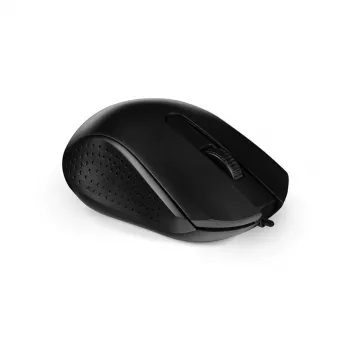 MODECOM MC-M4.1 Wired Optical Mouse, 3-Button, 800/1200/1600 DPI, USB, Black