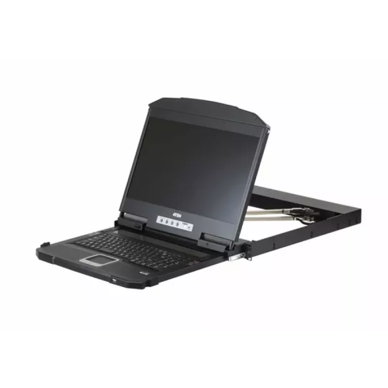 ATEN CL3800NW 18.5 inch Dual Rail LCD KVM Console - DVI, USB, 1U