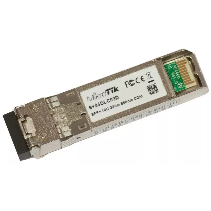 MikroTik S+85DLC03D 10G SFP+ 850nm Multimode LC Transceiver, 300m