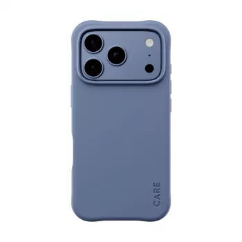 CARE by PanzerGlass Samba Case for iPhone 17 Pro / 18 Pro – Shades of Blue, MagSafe, Recycled TPU, Antimicrobial, 3.6m Drop Protection
