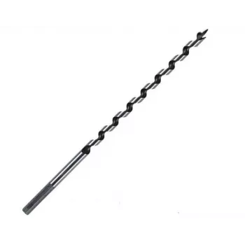 ARTPOL Wood Auger Bit 40 x 600 mm Hex Shank Self-Feeding Screw Point for Deep Hole Drilling in Timber