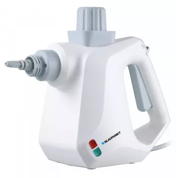 Blaupunkt Steam Cleaner STC401 1500W 2-in-1 Steam Mop & Handheld Steamer, 0.4L Tank, 30s Heat-Up, 5m Cord, White