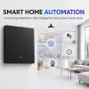 Qoltec 52722 Smart Wi-Fi Light Switch, 1-Channel, Touch Panel, Timer, Tuya/Smart Life, Black