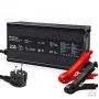 Qoltec 12V 20A Intelligent LiFePO4 Battery Charger with LED Status and Active Cooling