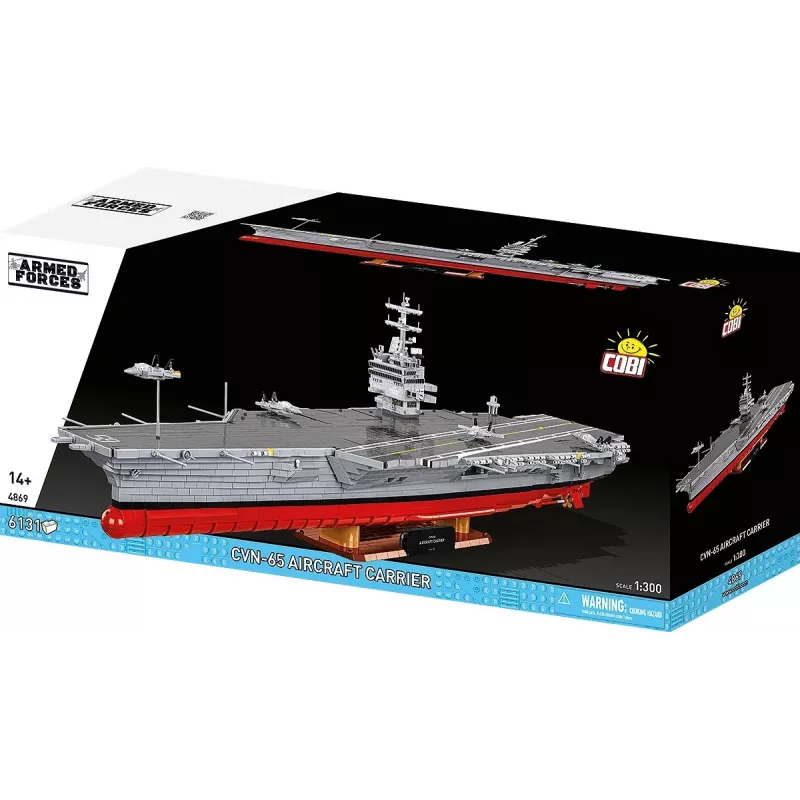 COBI 6131 PCS HC WWII /4869/ CVN-65 Aircraft Carrier Construction Set