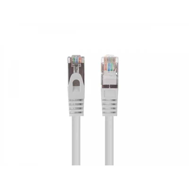 Lanberg 10-Pack Cat.6 FTP Patch Cable 0.25m Grey Fluke Passed