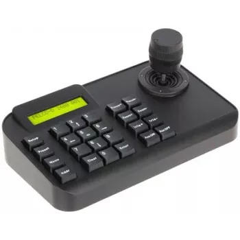 RS-485 Access Control Keyboard Terminal with LCD Display and Backlit Keys, Satel ACCO Compatible, 12 V DC, Tamper Protection, ABS Enclosure