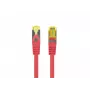 LANBERG Cat.6A S/FTP LSZH Copper Patch Cable 20m Red - Fluke Passed