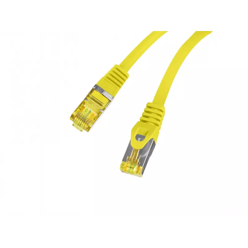 LANBERG Cat.6A S/FTP LSZH Copper Patch Cable 20m Yellow Fluke Passed