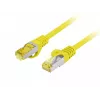 LANBERG Cat.6A S/FTP LSZH Copper Patch Cable 20m Yellow Fluke Passed