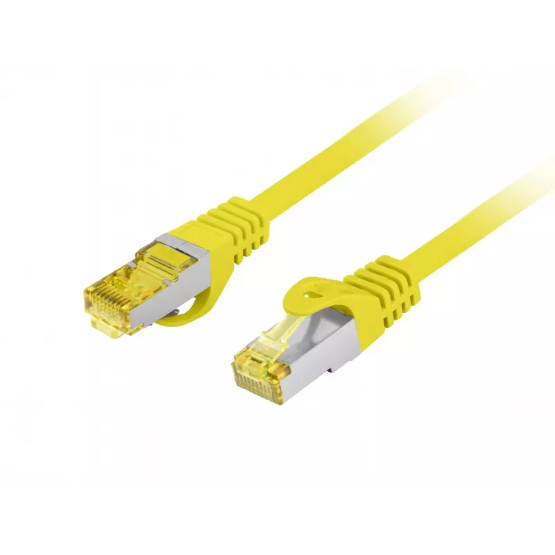 LANBERG Cat.6A S/FTP LSZH Copper Patch Cable 20m Yellow Fluke Passed