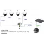 DELTA SPT-POE/4G-POE-DIN-E 5-Port Industrial Gigabit PoE+ DIN-Rail Switch, 4x PoE+ 30W, 60W Budget, Extender Mode, -40 to 75°C