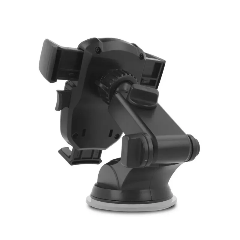 HAMMER Extreme Car Holder Universal Smartphone Windshield Dashboard Mount with Strong Suction Cup, 360° Rotation, Adjustable Clamp, Black