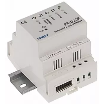 ROGER PR102DR Network Access Controller — 2-Door, 4,000 Users, RS485, Anti-Passback