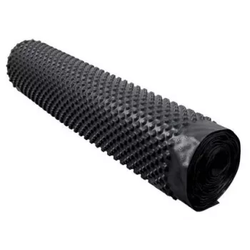 HDPE Dimpled Membrane for Vertical Foundation Insulation 1.5 m x 20 m (30 m²) - Black