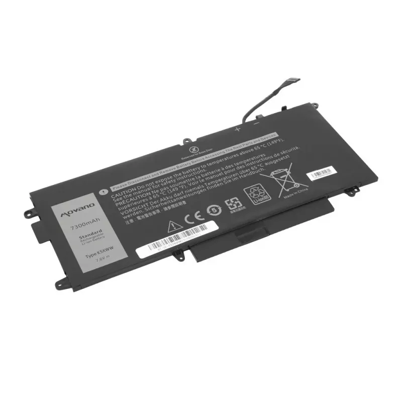 MOVANO Battery K5XWW for Dell Latitude 5289 7390 2-in-1 - 7300 mAh (55 Wh)