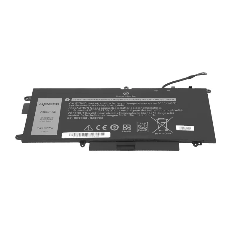 MOVANO Battery K5XWW for Dell Latitude 5289 7390 2-in-1 - 7300 mAh (55 Wh)