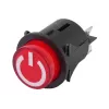 LEAN CARS ON/OFF Switch for Electric Ride On Vehicles 12V 10A Rocker Switch 2-Pin Panel Mount Black