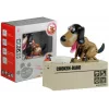 LEAN TOYS Dog Piggy Bank Robotic Coin Munching Toy Money Box Brown - Black