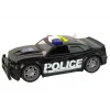 LEAN TOYS Police Car 1:14 RC Vehicle with Lights and Sounds Black