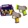 LEAN TOYS Small Water Gun Transparent Yellow Orange