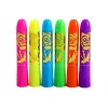LEAN TOYS Face Painting Set Neon Fluorescent Pencils 6pcs