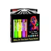 LEAN TOYS Face Painting Set Neon Fluorescent Pencils 6pcs