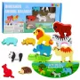 LEAN TOYS Balanced Animals Wooden Skill Game 13El