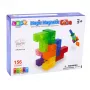 LEAN TOYS Magnetic Blocks Magic Cube Puzzle 156 Challenge Cards 9 pcs