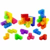 LEAN TOYS Magnetic Blocks Magic Cube Puzzle 156 Challenge Cards 9 pcs