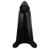 LEAN TOYS Cape with Hood Carnival Halloween Black 150cm