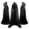 LEAN TOYS Cape with Hood Carnival Halloween Black 150cm