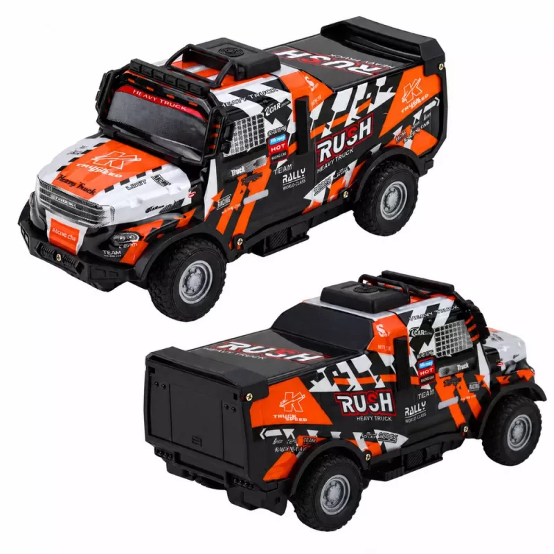 LEAN TOYS Off-road Vehicle with Friction Drive, Illuminated Body and Sounds