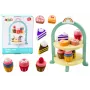 LEAN TOYS Sweets Set Cakes Cupcakes Wooden Stand