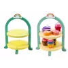 LEAN TOYS Sweets Set Cakes Cupcakes Wooden Stand