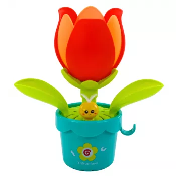 LEAN TOYS Interactive Bath Toy Watering Flower Watering Can, 1.5 L, Assorted Colours