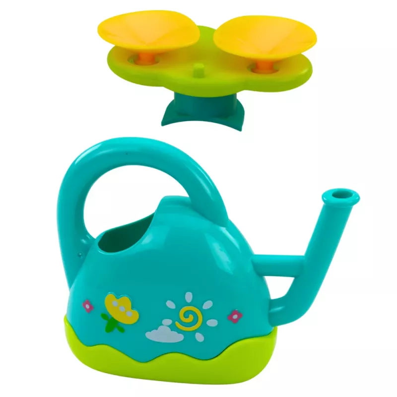 LEAN TOYS Interactive Bath Toy Watering Flower Watering Can, 1.5 L, Assorted Colours
