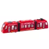 LEAN TOYS City Metro Tram Opening Doors Lights Sounds Red 1:16