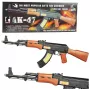 LEAN TOYS AK-47 Toy Rifle for Kids Lights and Sounds 68.5 cm
