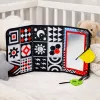 LEAN TOYS Contrast Sensory Educational Mat with Mirror for Babies