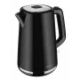 AMICA Kettle 1.7L KF304 - 2200W Stainless Steel Cordless Electric Kettle, Silver/Black