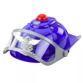 LEAN TOYS Police Set for Kids Helmet Gun Handcuffs Accessories 9 pcs
