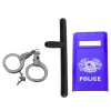 LEAN TOYS Police Set for Kids Helmet Gun Handcuffs Accessories 9 pcs