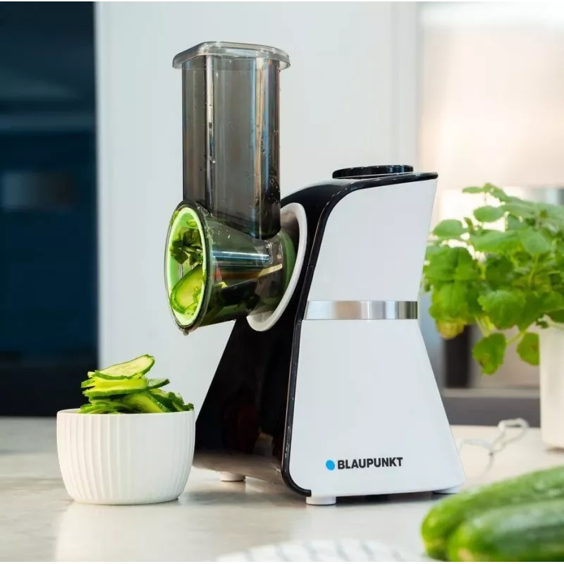 Blaupunkt Slicer FPS502 Electric Food Slicer 150 W Stainless Steel Serrated Blade 190 mm Adjustable Thickness 0-15 mm Black/Silver