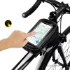 WILDMAN Bike Holder Case M E2 1L Black - Handlebar Phone Bag, Splash-Proof, Touchscreen Compatible, 1L Storage
