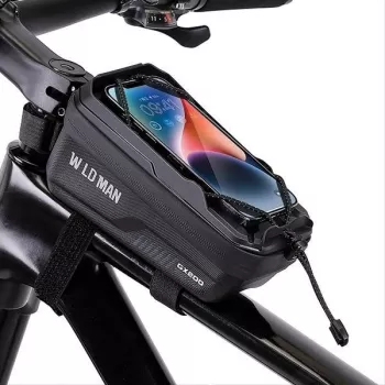 WILDMAN GX200 Bicycle Frame Bag Case Black Bike Holder