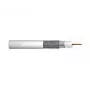DIGITUS RG-6 Coaxial Cable, 1.05mm Copper, 75 Ohm, Double Shielded (2x Foil + 77% Braid), Eca, PVC Jacket, 305m, White