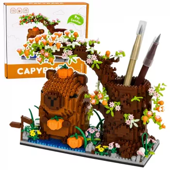 LEAN TOYS Capybara Building Blocks Tree Pen Organizer 1800 pcs