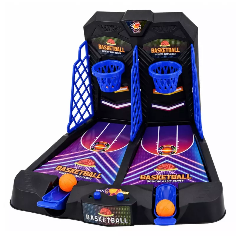 LEAN TOYS Mini Table Basketball Double Skill Game for 2 Players Scoring