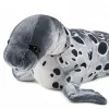 LEAN TOYS Realistic Seal Plush Mascot Cuddly Toy, Grey, 50 cm